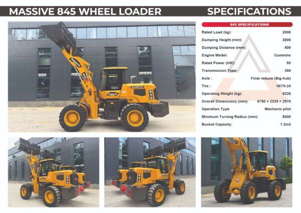 Massive 845 Wheel Loader In Nigeria - Tractors for Sale in Nigeria Massive 845 Wheel Loader In Nigeria